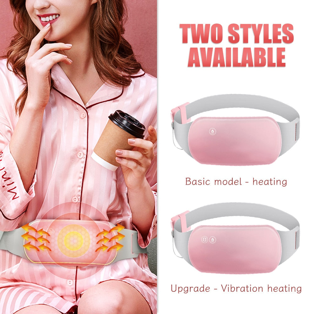 Electric Heated Hot Compress Belt Massager